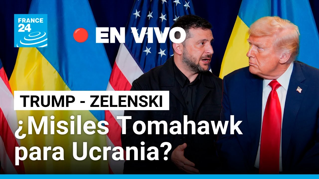 🔴 En vivo: Trump y Zelenski discuten sobre el envío de misiles Tomahawk a Ucrania