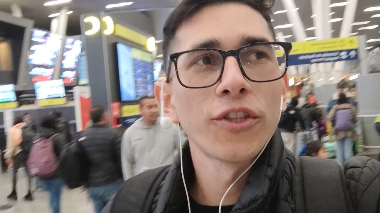 MI VIAJE de Chile a MADRID, España (AEROPUERTO DE SANTIAGO de Chile)
