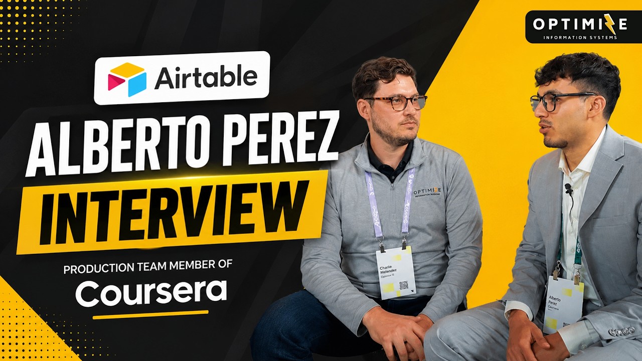 Scaling Airtable Across the Enterprise: Alberto Perez on Working with Optimize IS