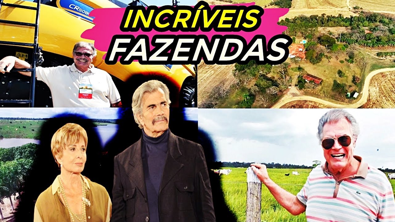 INCRÍVEIS FAZENDAS deixadas por TARCÍSIO MEIRA.