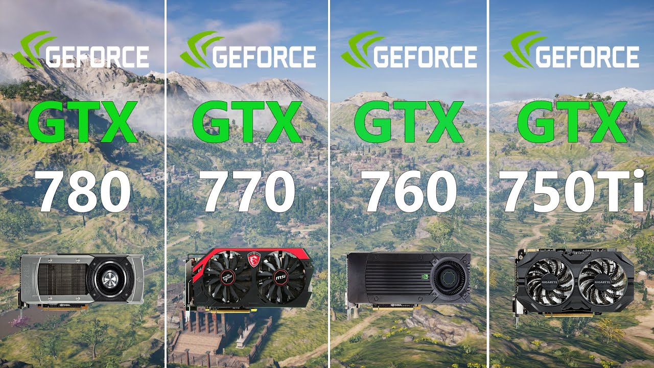 GTX 780 vs GTX 770 vs GTX 760 vs GTX 750 Ti Test in 6 Games