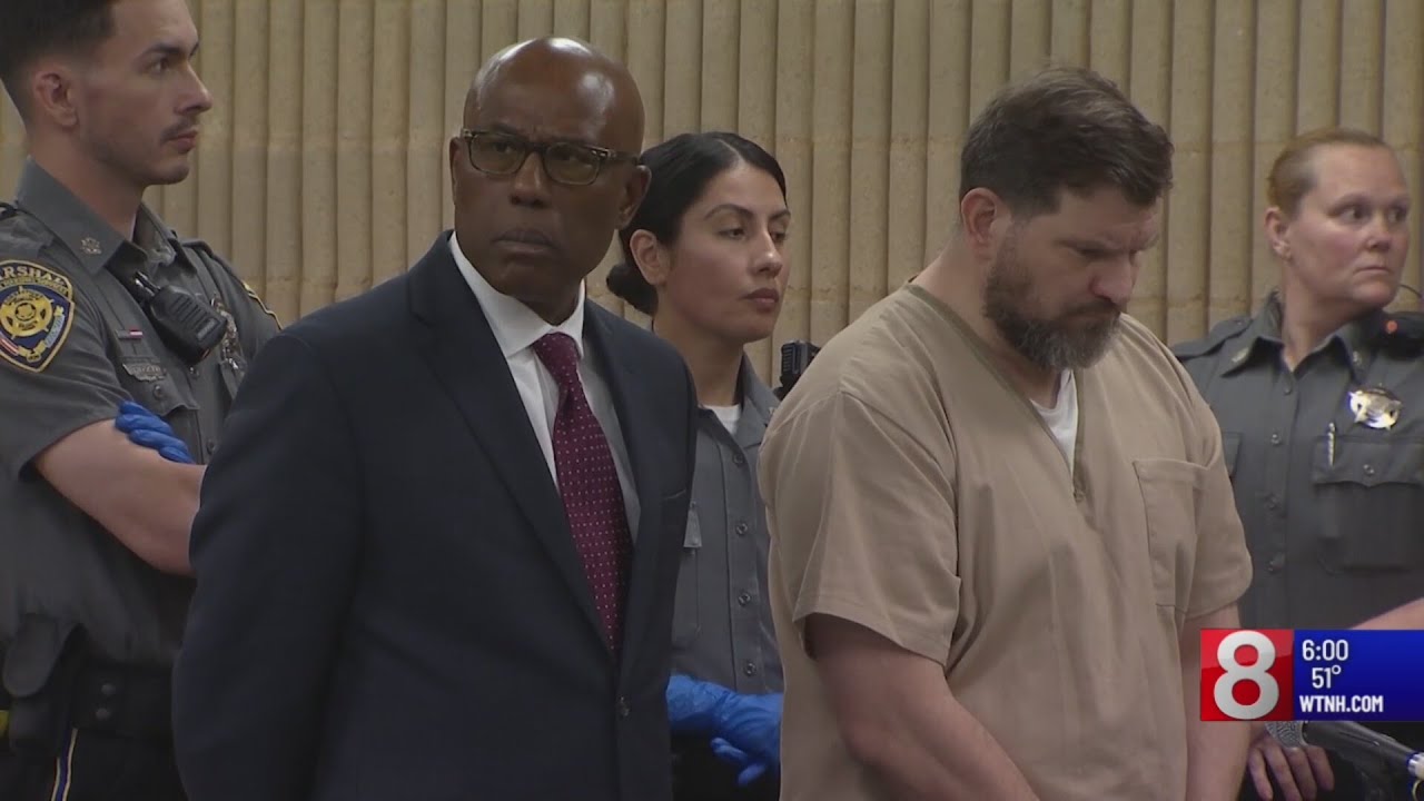 Milford axe murderer had to be restrained during sentencing hearing