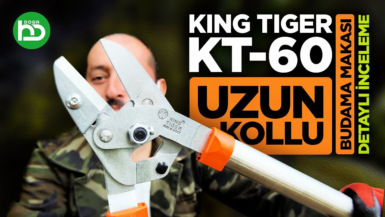 King Tiger KT60 Uzun Kollu Örslü Budama Makası. Detaylı İnceleme (budamamakasları/5)
