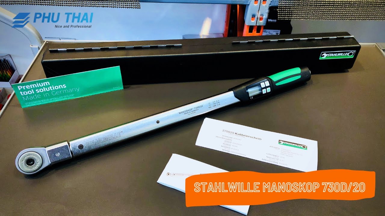PHUTHAITECH Review | Hướng Dẫn Cài Đặt Cần Siết Điện Tử Stahlwille Manoskop 730D/20