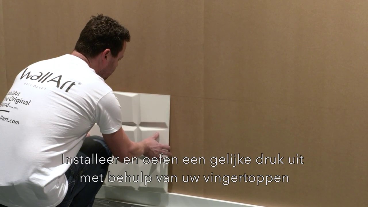 WallArt 3D Wall Decor Installatiehandleiding (NL)