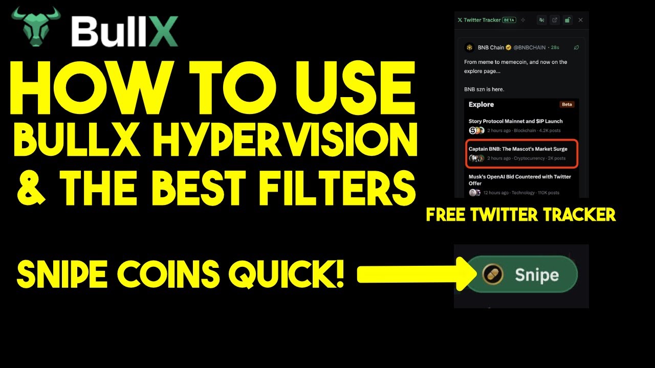 How To Use BullX NEO HYPERVISION! (Best Filters, Sniper Bot & Free Twitter Tracker)