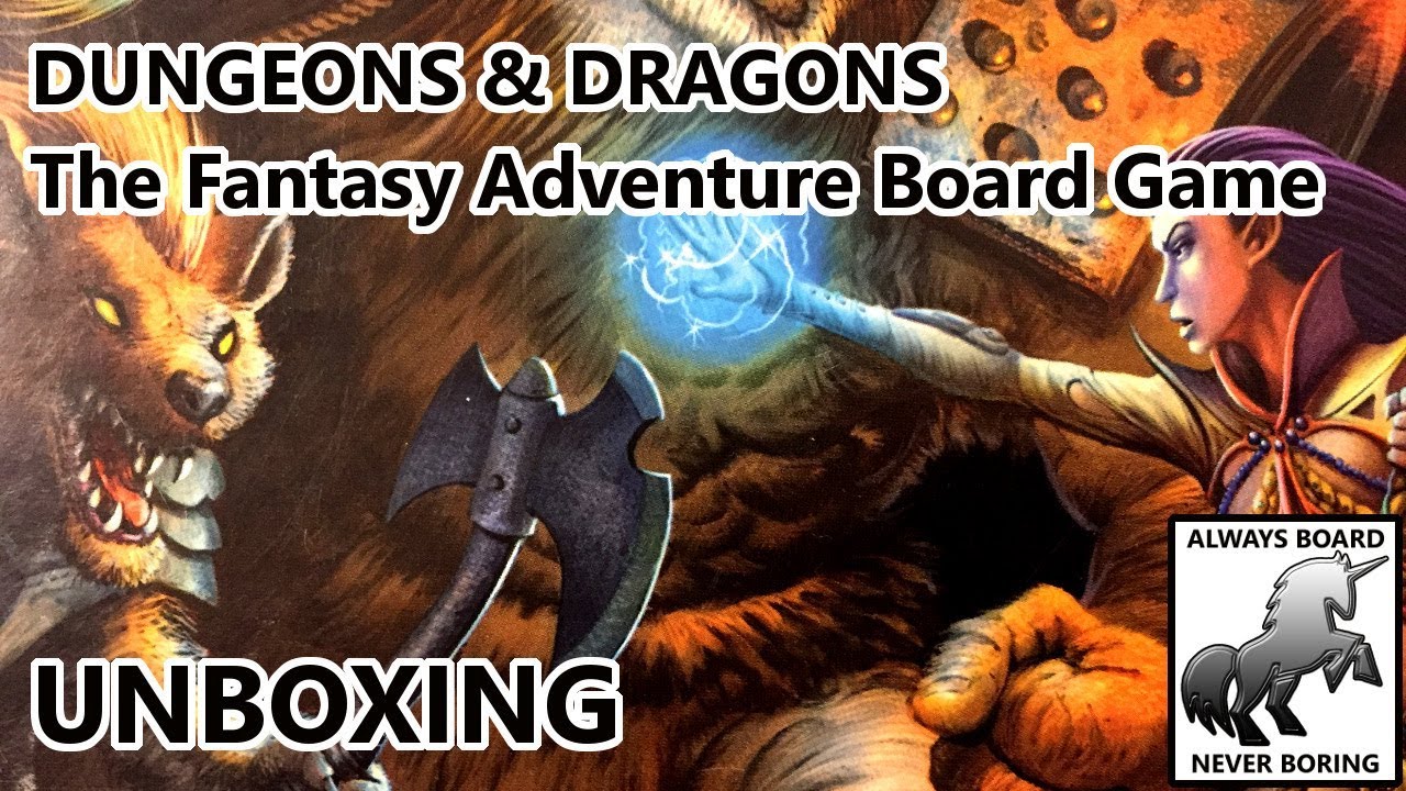 Dungeons & Dragons: The Fantasy Adventure Board Game - Unboxing