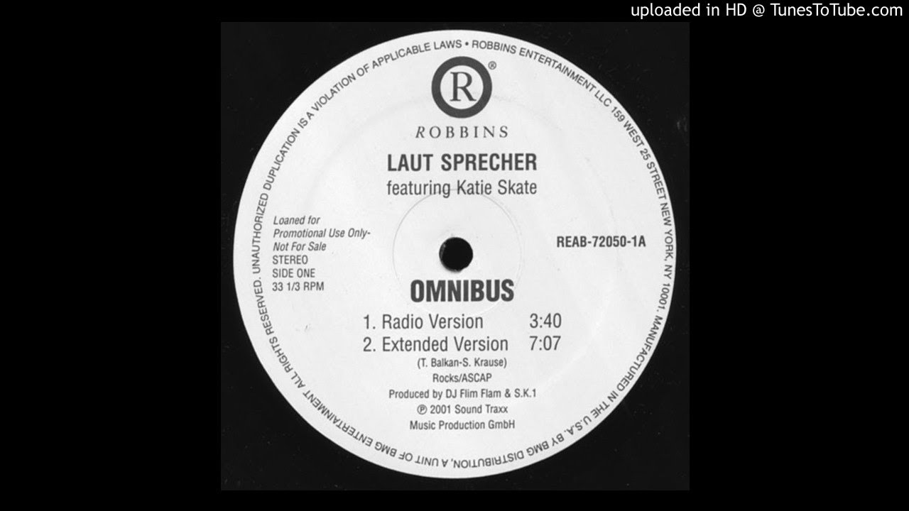 Laut Sprecher Feat.Katie Skate - Omnibus (Extended Version)