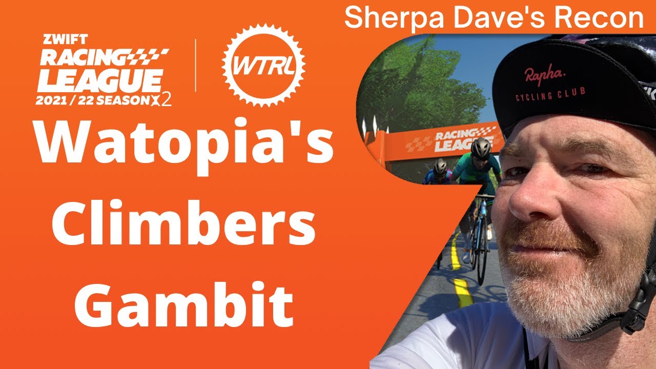 Zwift Racing League 2022 Race 6 - Climbers Gambit - No Music
