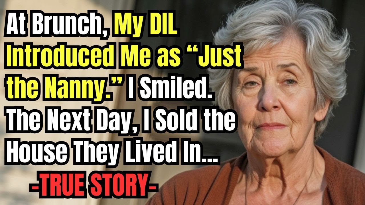 HER TRUE STORY FROM GEORGIA 👵💔 At Brunch, My DIL Introduced Me as “Just the Nanny ” I Smiled  The...