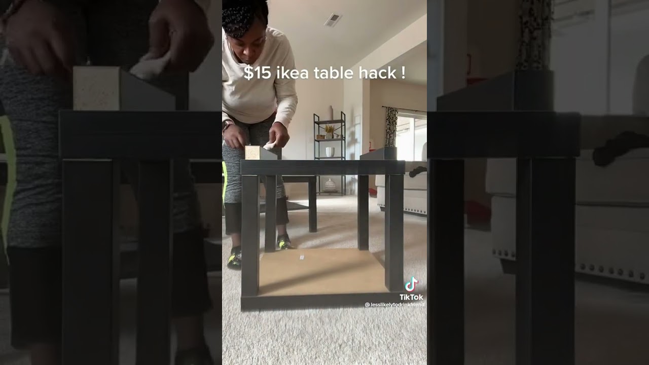 Cheap ikea table hack