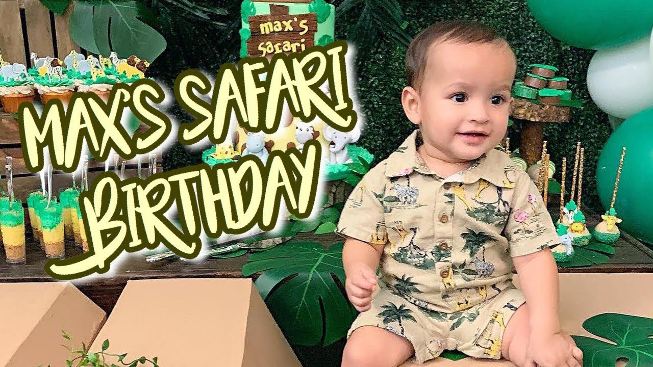 BTS: MAXS SAFARI BIRTHDAY PARTY!