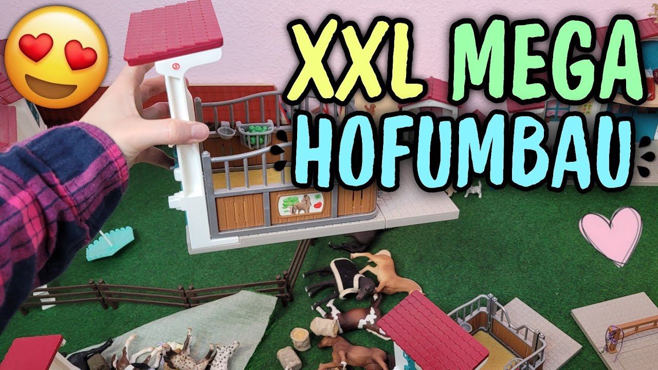XXL MEGA HOFUMBAU ❤️🐴😍 Schleich