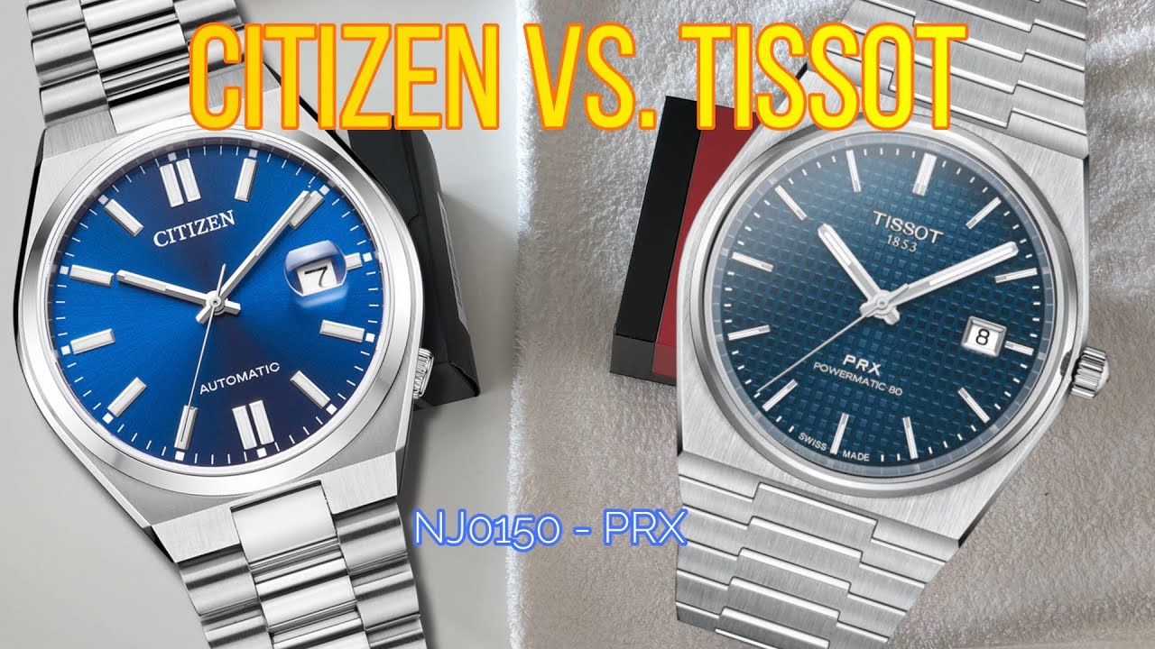 Citizen NJ0150-81L VS. Tissot PRX Powermatic 80 - Deutsch