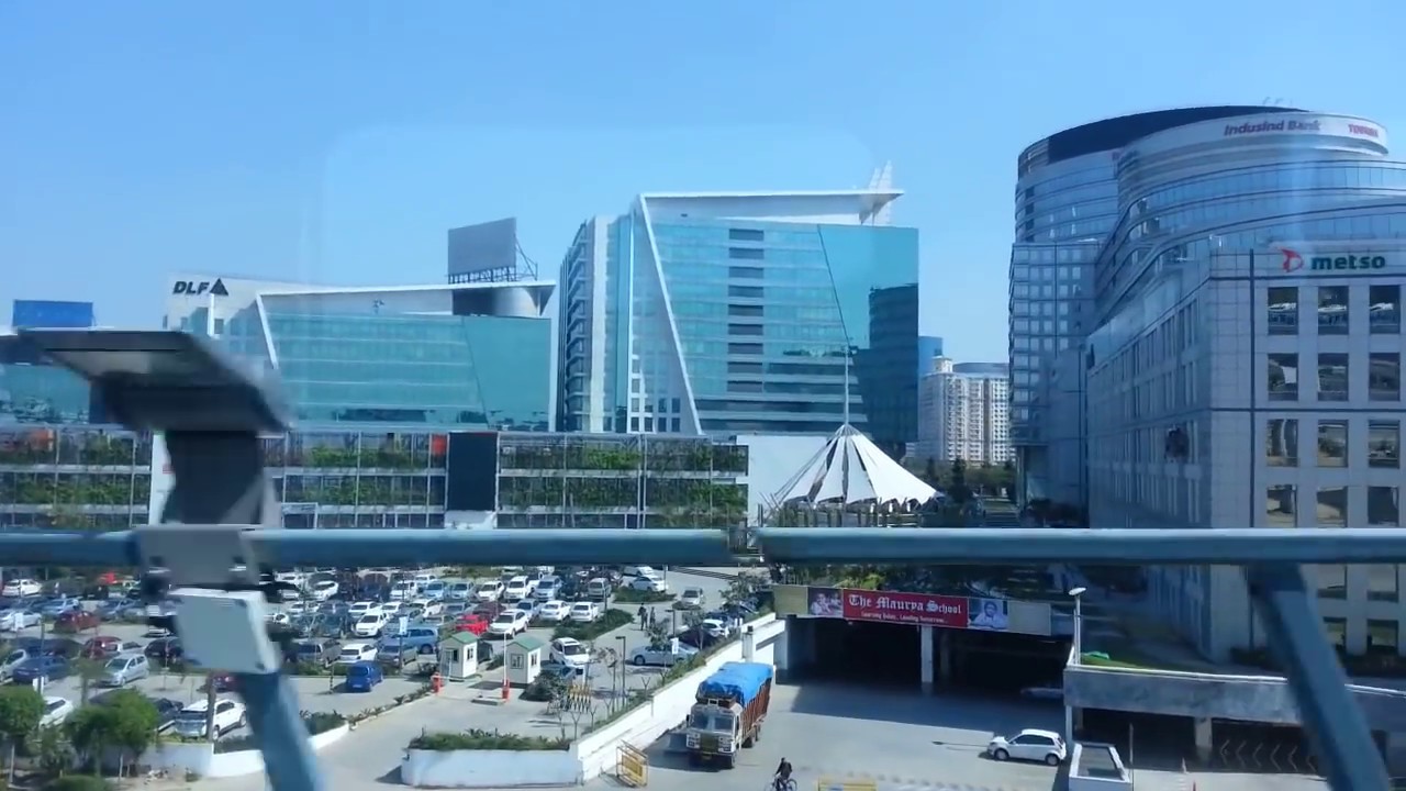 Gurgaon Rapid Metro & Cyber City View