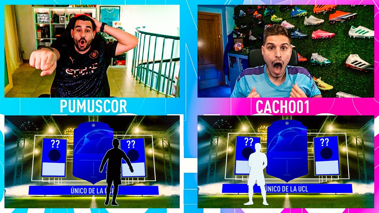 BATALLA DE MEJORAS JUGADORES UCL CON CACHO !!! FIFA 21