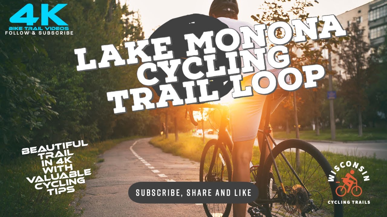 4K - Valuable Cycling Tips - Scenic Lake Monona Bike Trail Loop