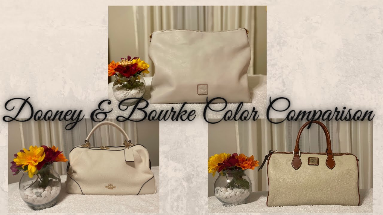 Dooney & Bourke Color Ecru Compared to DB Color Bone & Coach Color Chalk