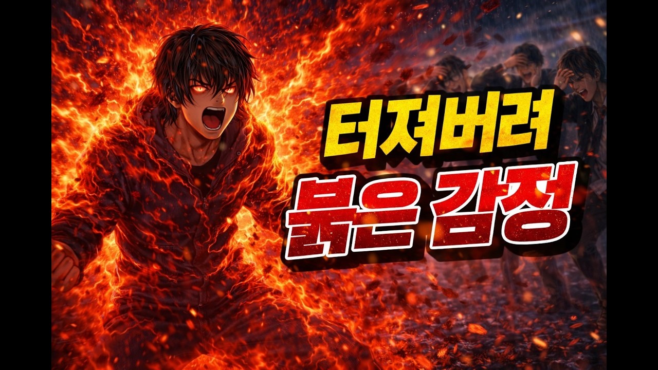 이런게 창작Ai노래 히트곡!                                                    2화 붉은 분노 감정  #웹툰 #웹툰mv #ai음악