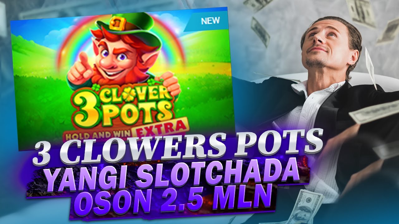 3 CLOWERS POTS YANGI SLOTCHA            #3CLOWERSPOTS #SLOTS #NEWSLOT #LIVECAZINO #LIVESLOT