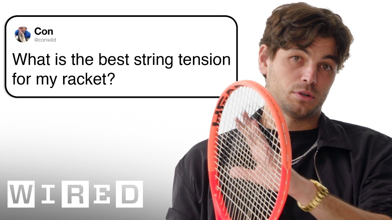 Taylor Fritz Answers Tennis Questions | Tech Support | WIRED