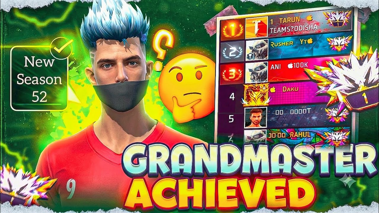 Finally Grandmaster Done ✅24 hours Non-Stop Pushing in Br Rank Season 52 #rankpush