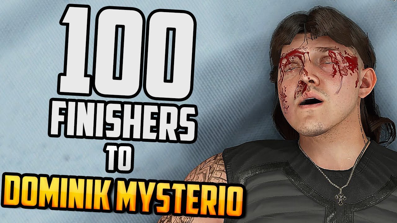 100 Finishers to Dominik Mysterio in WWE 2K24 !!!!