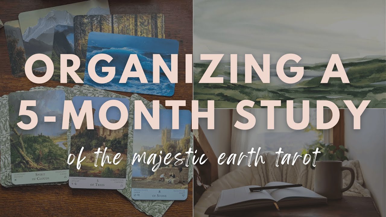 This is What I'm Doing for the Next 5 Months feat. The Majestic Earth Tarot 🌍✨ #TarotStudy #DeepDive