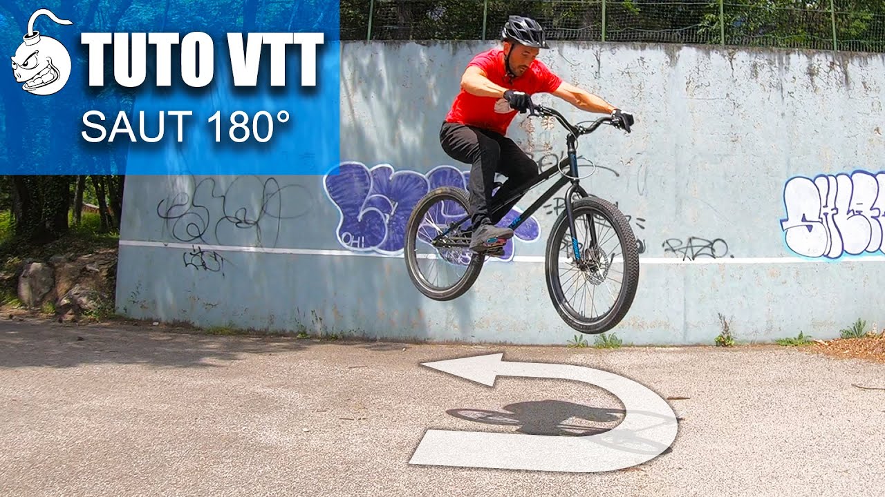TUTO VTT : Le SAUT 180° | BOMBER SHOW