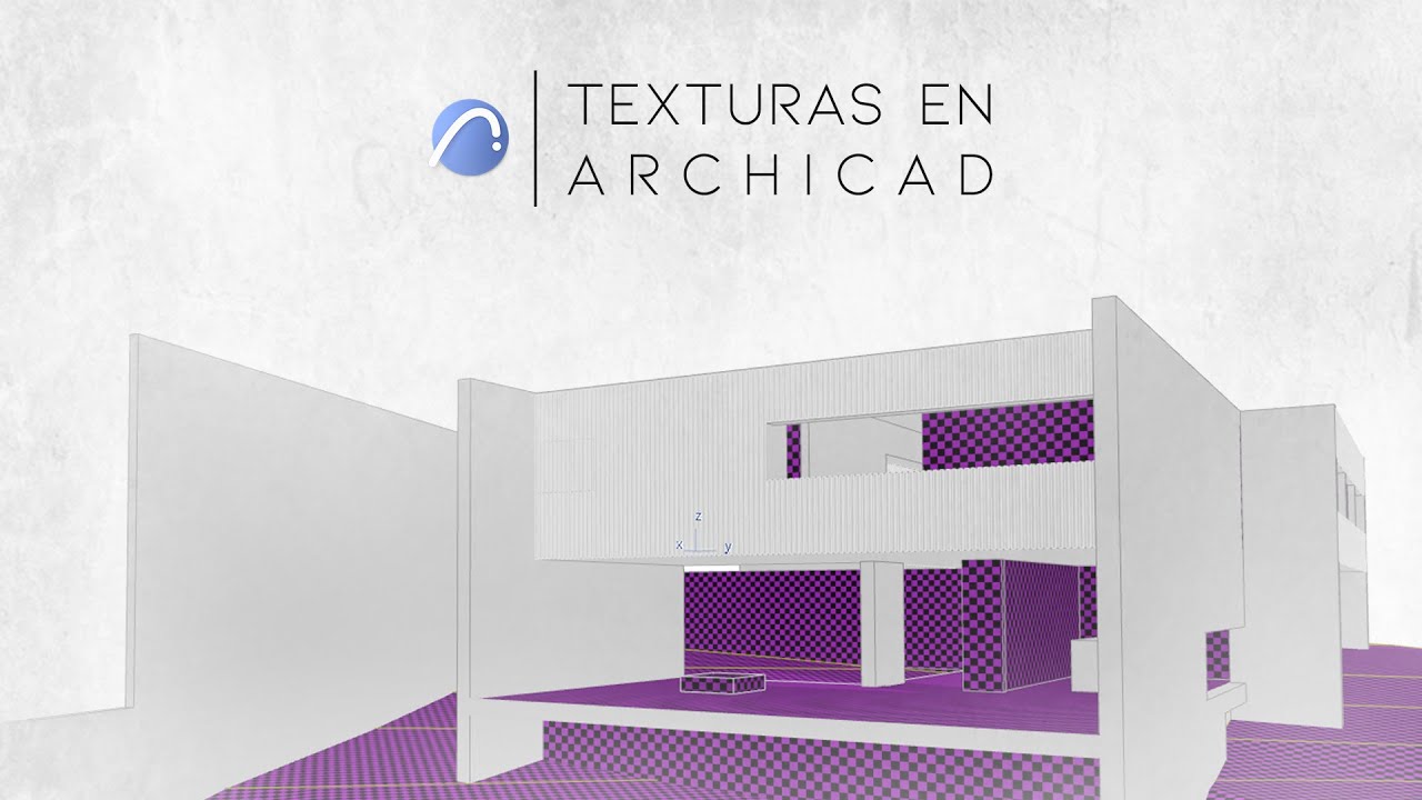 Texturas en Archicad | 3 formas de aparecer texturas| No aparecen texturas | Textures in Archicad