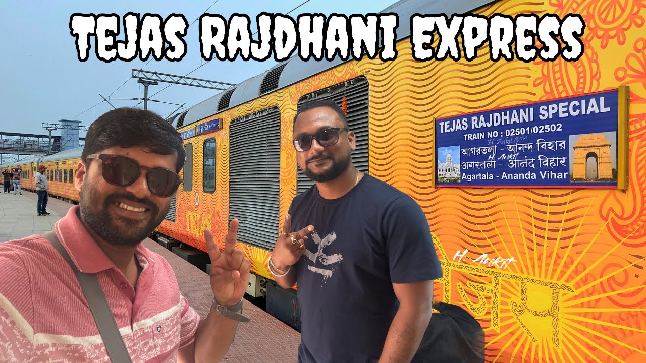 1st Time in Tejas Rajdhani Express || Agartala to Guwahati by Rajdhani Express || Ep-198