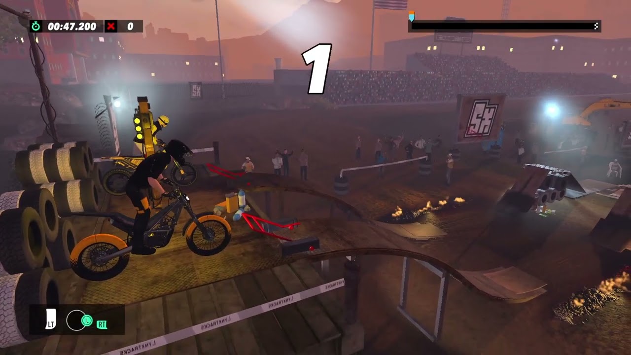 Trials Rising - Schoolyard Finals 01:09.522 - World Record