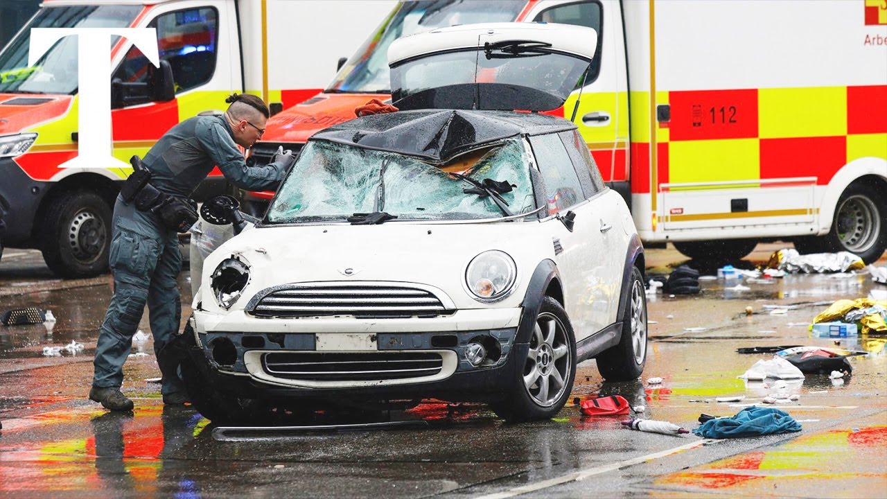LIVE: Munich incident - Several injured as car ploughs into crowd