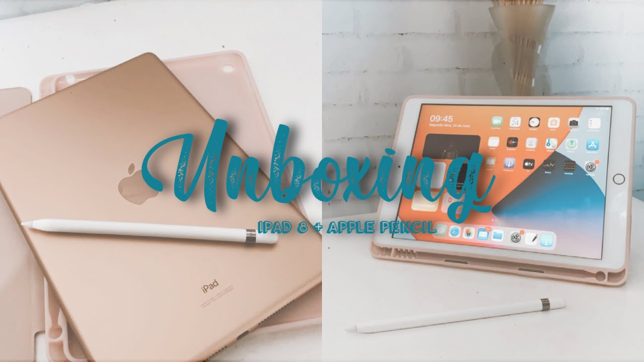 UNBOXING IPAD 8 + APPLE PENCIL | Flávia Oliveira