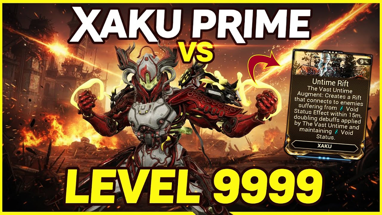 XAKU PRIME Уровень 9999 Стальной Путь Билд: НОВОЕ Улучшение Разлома ВНЕ ВРЕМЕНИ [Warframe]