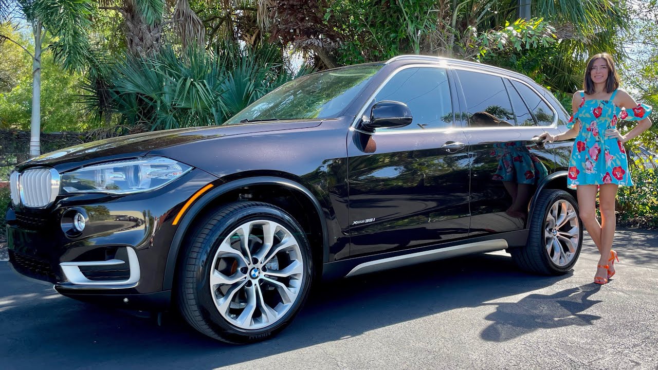 BMW X5 xDrive35i 2015 года — опции на 8000 долларов, пакет xLine, камера заднего вида, проекционн...