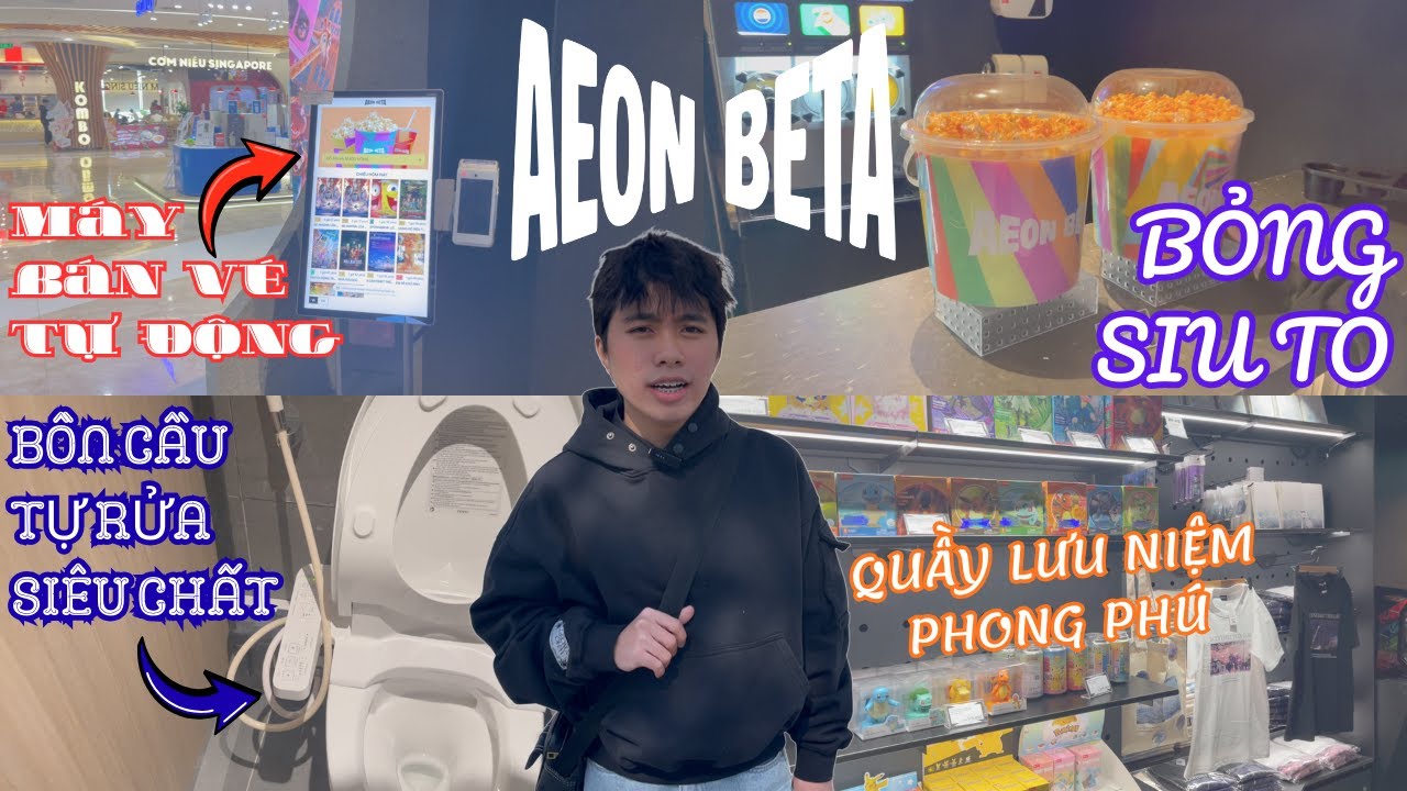 Độc Đáo Mô Hình Rạp Chiếu Phim Tự Phục Vụ Đầu Tiên Xuất Hiện Tại Hà Nội - Review Rạp AEON BETA