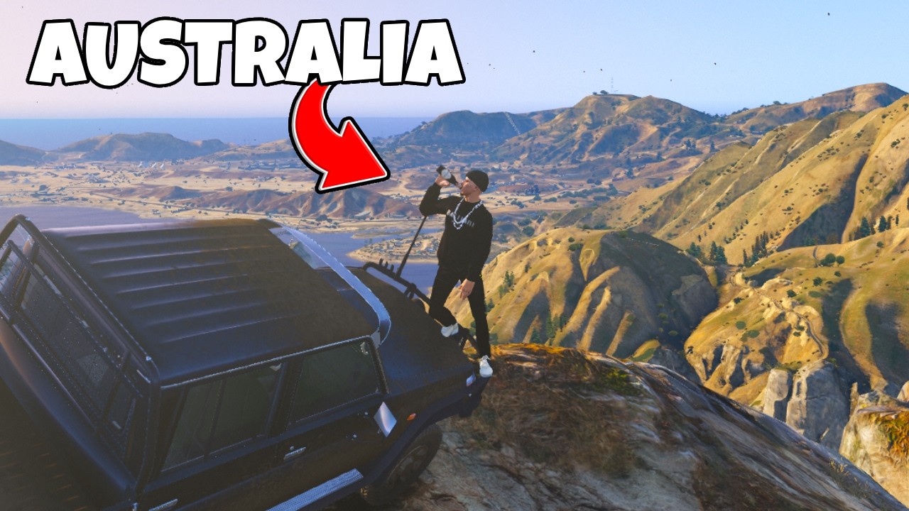 Taking a trip to AUSTRALIA in GTA 5 RP...