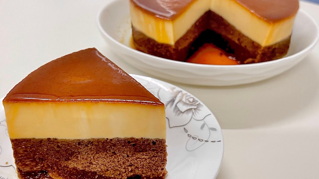 Công Thức Bánh Gato Flan Socola - Mịn màng như da em bé ( Phụ đề)