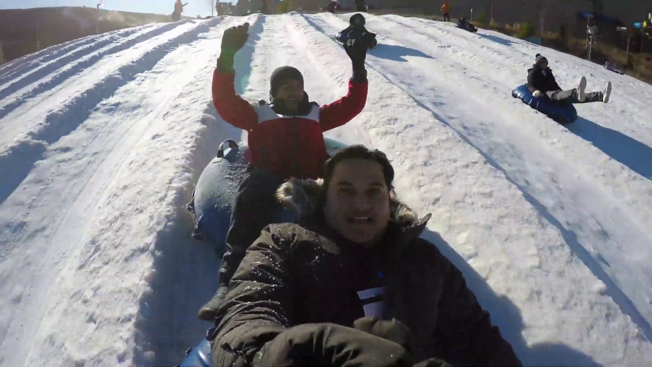 SnowTubing 4k HD VIDEO | Camelback SnowTubing instruction