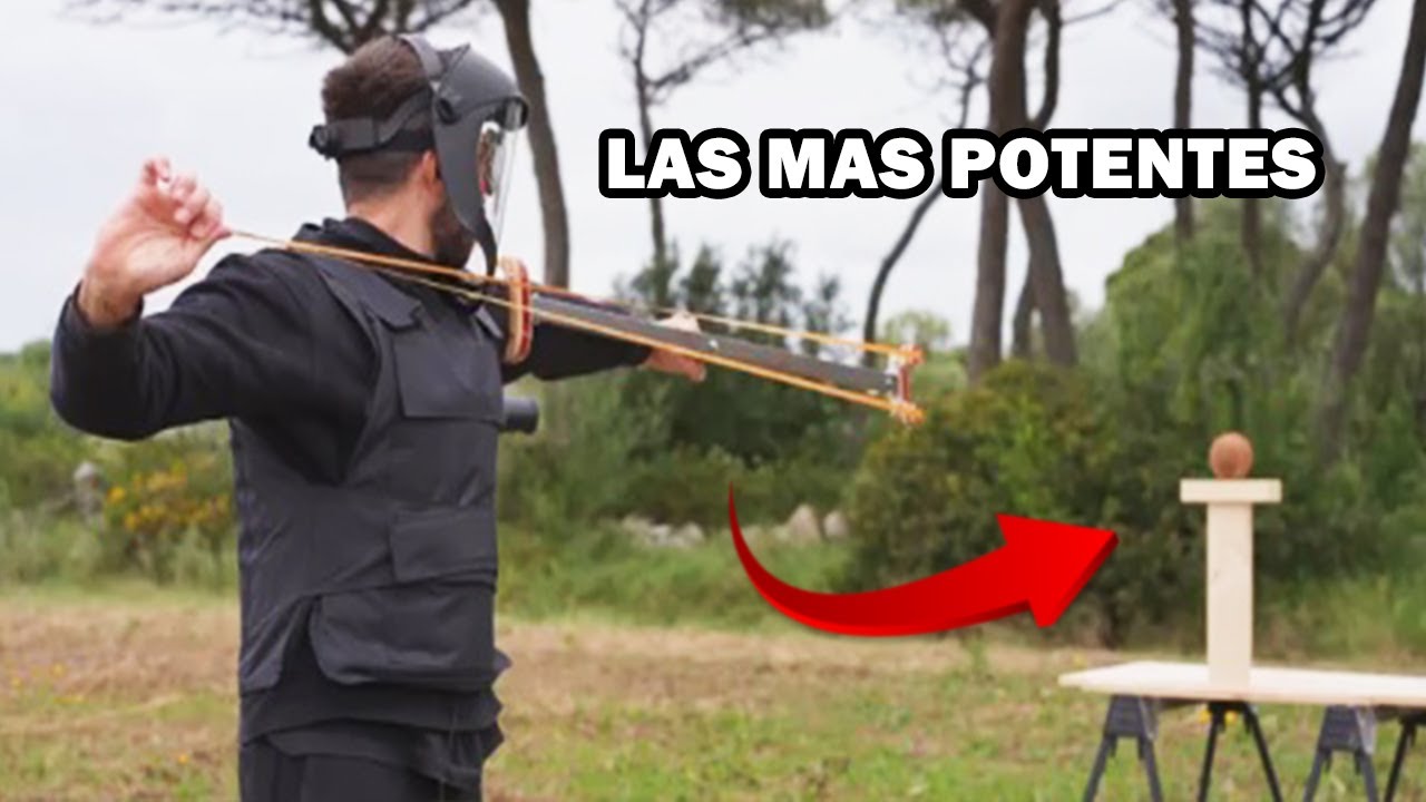 Las Resorteras Más Potentes Del Mundo - Los Tirachinas Más Potentes Del Mundo - YMX supervivencia