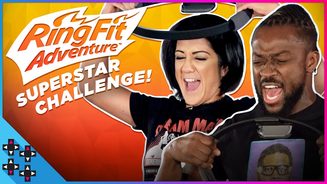 BAYLEY, BIG E, CESARO and KOFI start off the Ring Fit Adventure Competition!