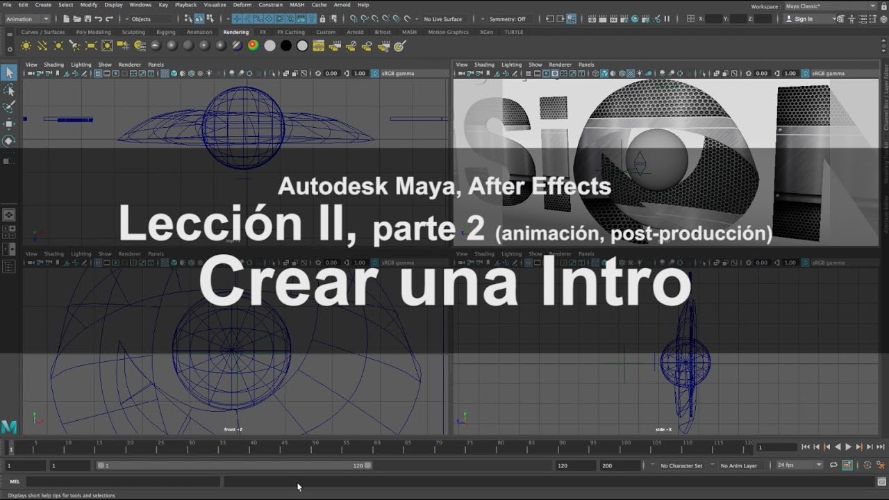Crear una Intro, Lección II: parte 2 (animación, postproducción).