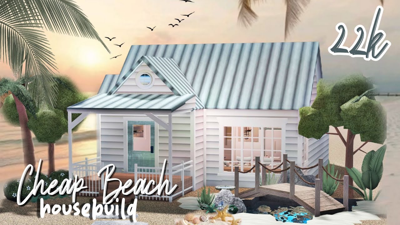 BLOXBURG: Cheap Coastal Beach House | 22k 🌊