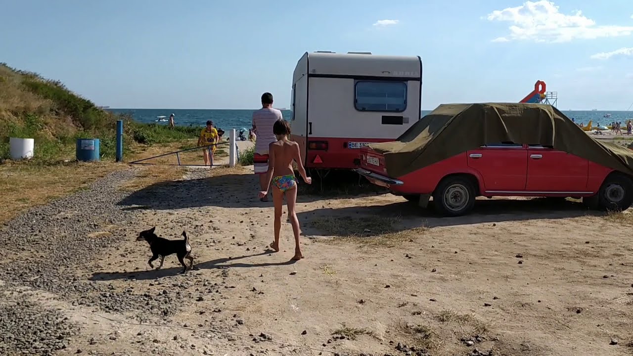 Обзор палаточного городка. Южный, Одесская область