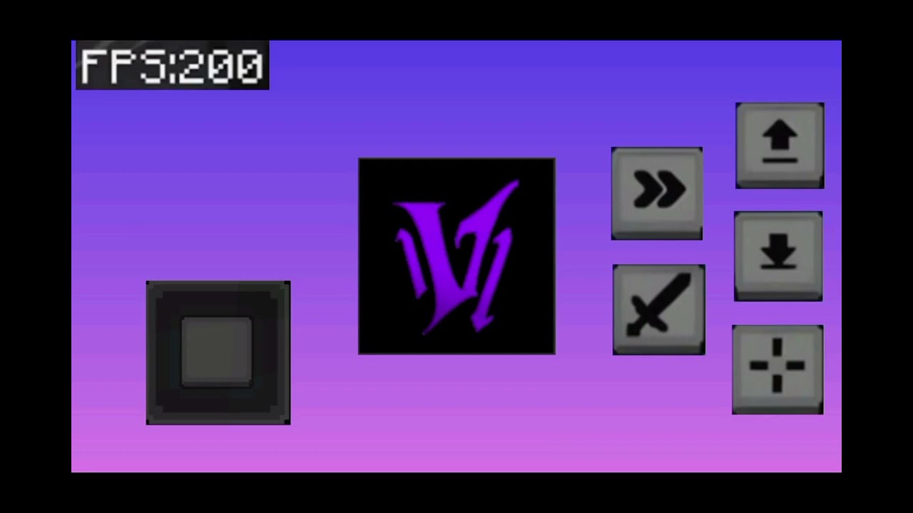VYX Client pack for MCPE 1.21+ 💜 [Fps boost 🔥]