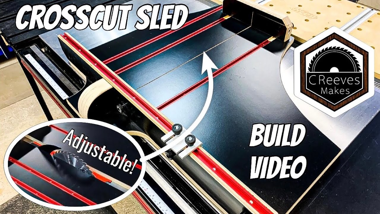 CReeves Makes Crosscut Sled With a Special Feature!