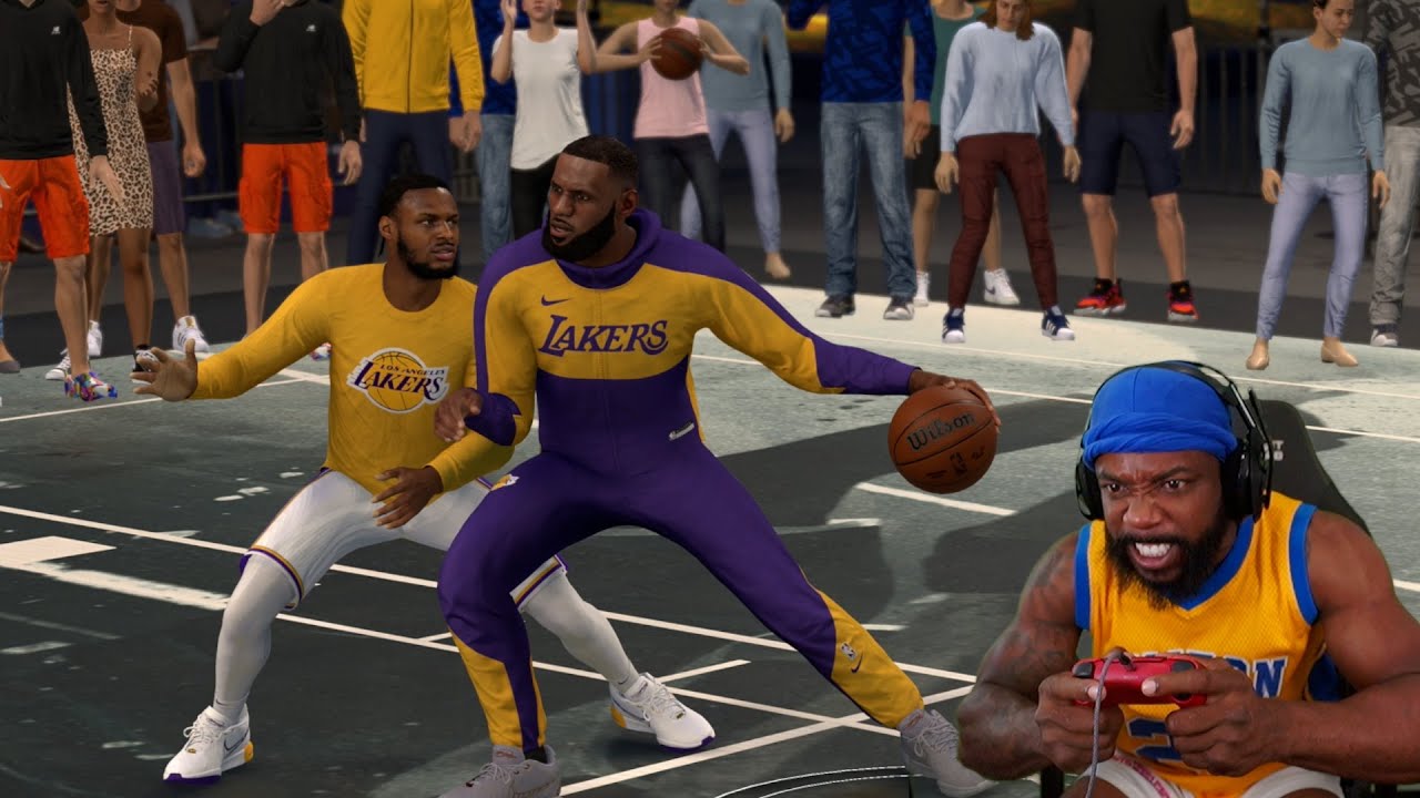 I Played Against Bronny HALL OF FAME & RAGED! Lebron vs Bronny 1v1