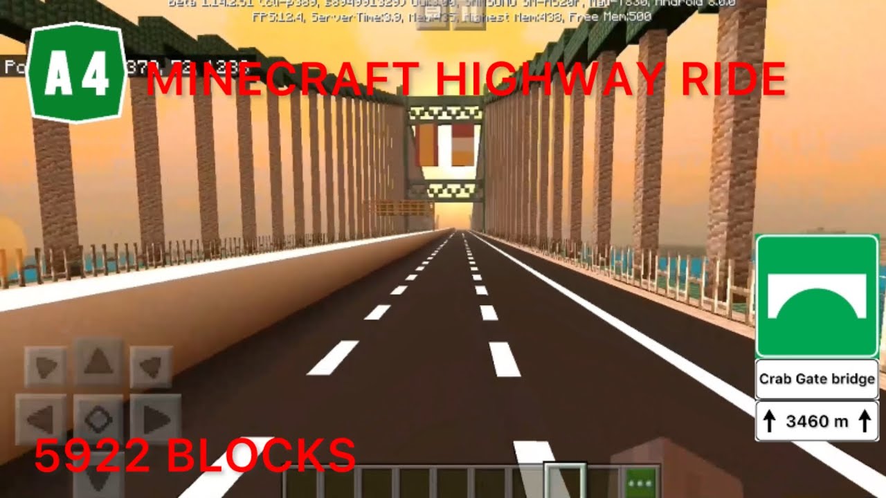 MINECRAFT HIGHWAY:A4 2024 UPDATE ROADTRIP