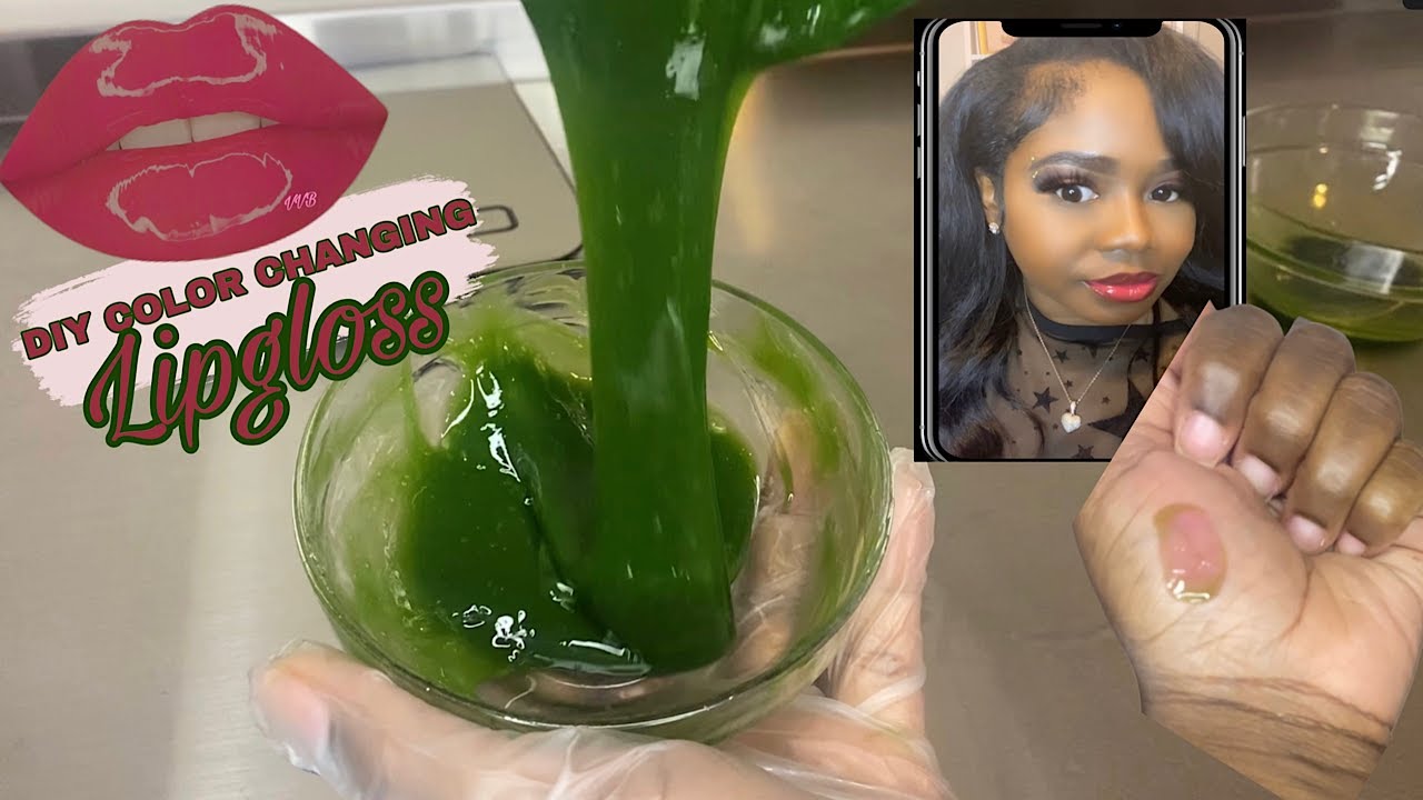 How to make green color changing lipgloss | Very Veelo Beauty
